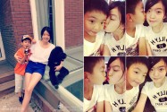 [视频]王中磊17岁女儿长腿清秀 姐弟有爱互动(图)