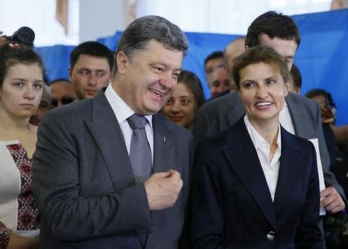 [视频]乌克兰大选投票结束 波罗申科宣布当选新总统（图）
