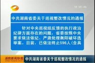 中共湖南省委关于巡视整改情况的通报