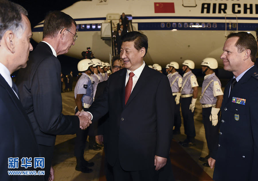 [视频]习近平抵达巴西利亚开始对巴西进行国事访问并出席中拉领导人会晤