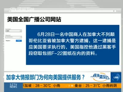 [视频]两加拿大间谍涉窃取我国机密被审查