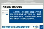 [视频]两加拿大间谍涉窃取我国机密被审查