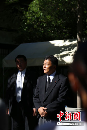 [视频]日本内阁成员今早参拜靖国神社