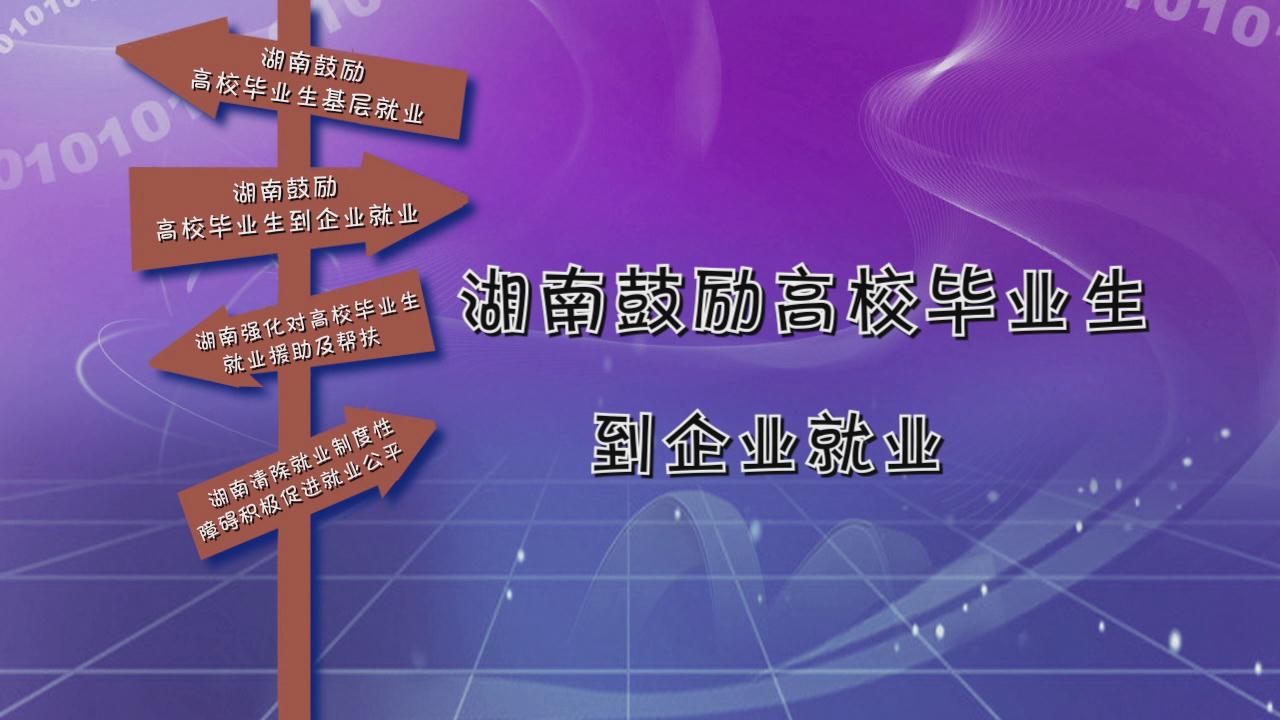 [视频]动“话”就业--湖南省高校毕业生创业就业政策解读宣传片