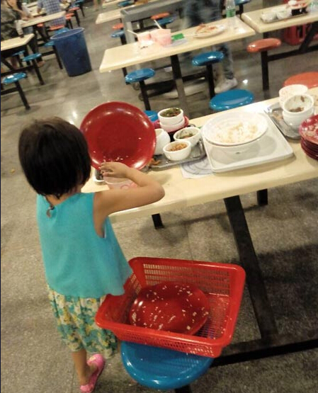 [视频]6岁女孩大学食堂收餐具 引学生直呼惭愧