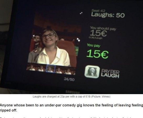 [视频]西班牙现不准笑剧院 免费入场笑一次收2元(图)