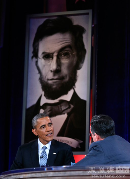[视频]奥巴马怒闯脱口秀现场 客串主持人讲段子