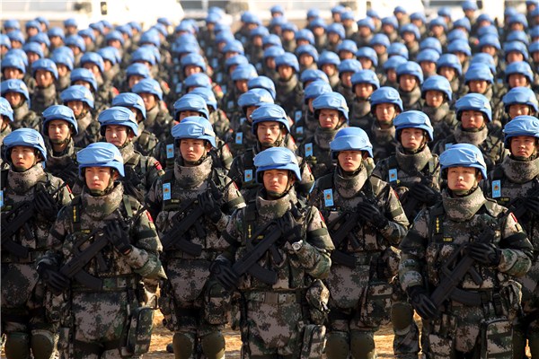 [视频]南苏丹：中国首支维和步兵营举行入营仪式
