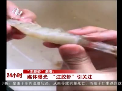 株洲：“注胶虾”调查：贵虾成商贩注胶重点 