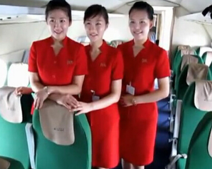 [视频]金正恩下令朝鲜空姐改穿紧身短裙 