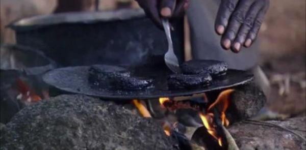 [视频]非洲湖畔居民用苍蝇做汉堡