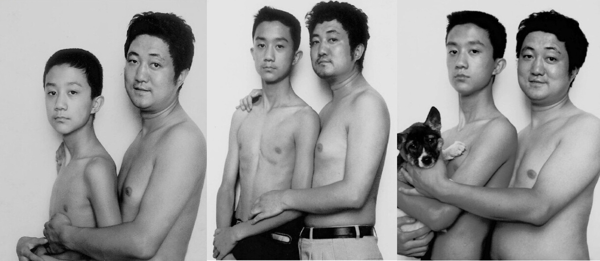 [视频]父子同一姿势拍照近30年 从羞于拥抱拍到三代同堂