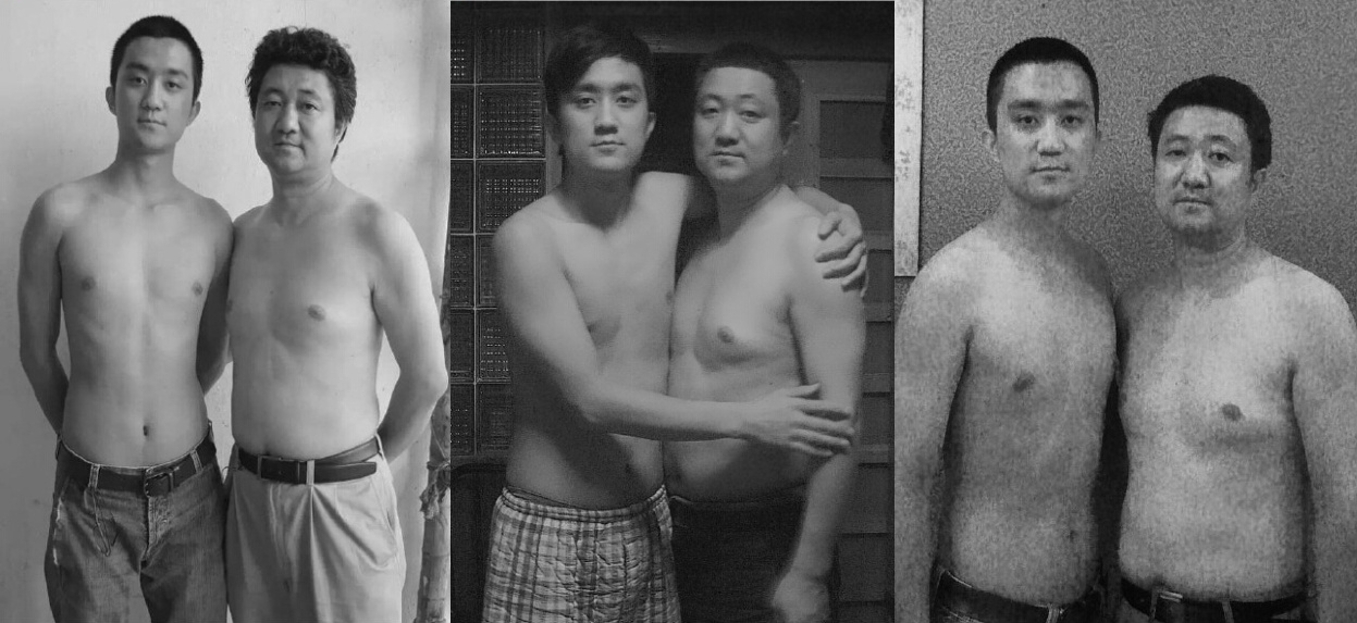 [视频]父子同一姿势拍照近30年 从羞于拥抱拍到三代同堂