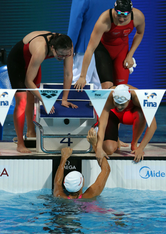 [视频]女子4x100米混合泳接力中国夺冠(图)