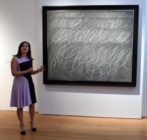 [视频]美国大师画作拍出7千万天价 黑板上6行圈圈