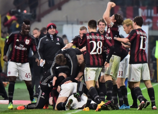 [视频]巴卡破门尼昂传射 本田助攻米兰3-0灭国米