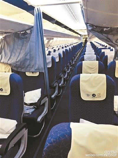 [视频]女子乘坐武汉至广州客机享“包机”待遇：机上仅一名乘客