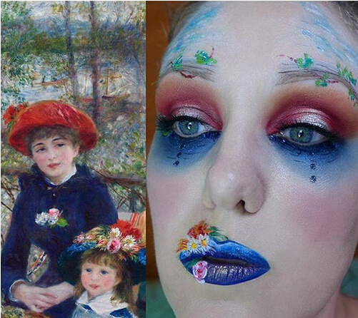 [视频]这才叫美人如画！艺术家画出名画彩妆太惊艳