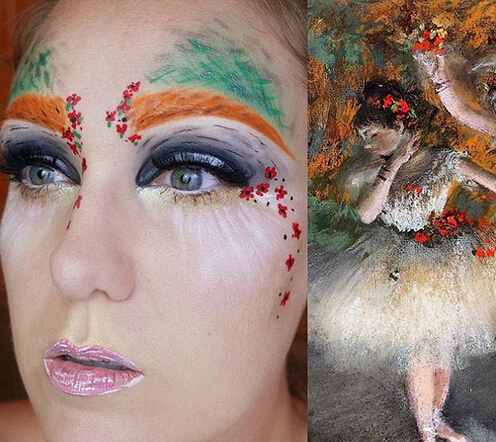 [视频]这才叫美人如画！艺术家画出名画彩妆太惊艳