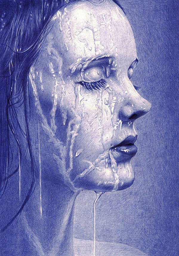 [视频]原来可以这么画 大学男生用圆珠笔作画走红