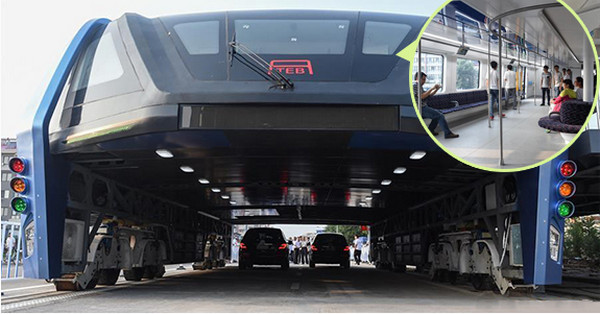 [视频]空中巴士：启动路面测试 一节车厢可载客300人