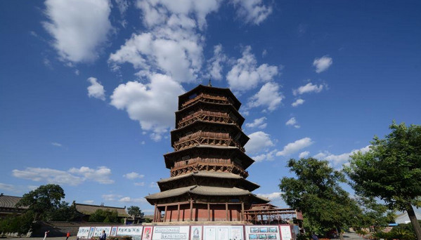 [视频]“世界最古老木塔”应县木塔因修缮限制开放