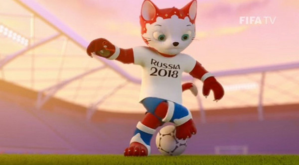 [视频]俄罗斯：“狼”成为2018年世界杯官方吉祥物