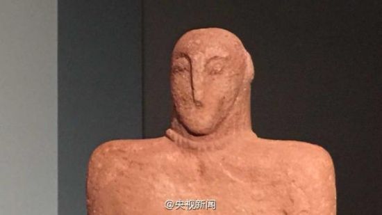 [视频]国家博物馆展出6000年前沙特文物 表情呆萌让人笑