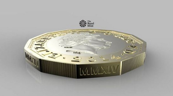 [视频]英国将推新1英镑硬币 12边行设计含特殊防伪