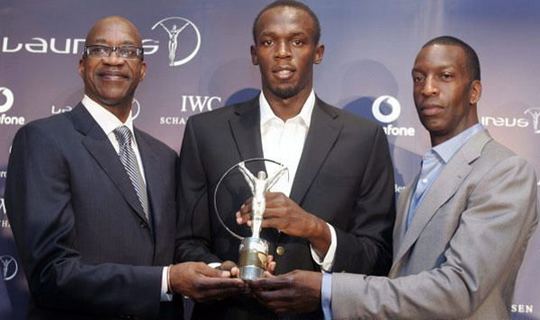 [视频]劳伦斯年度最佳男运动员 博尔特第四次获奖