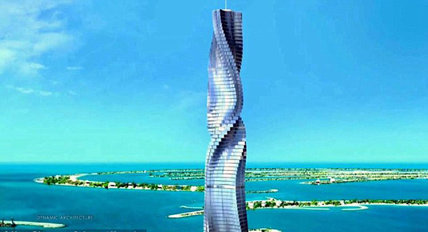 [视频]迪拜将建80层全新旋转式酒店 楼层可随心旋转
