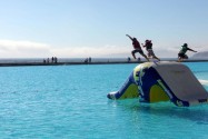 [视频]世界最大游泳池 可容纳小型船只通行