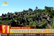 湖南获批建设八家石漠公园：申报8家石漠公园试点单位 获批建设