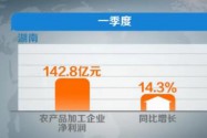 湖南经济开门红 一季度农产品加工销售4010亿元