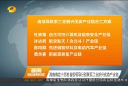 湖南确定十四名省级领导分别联系工业新兴优势产业链